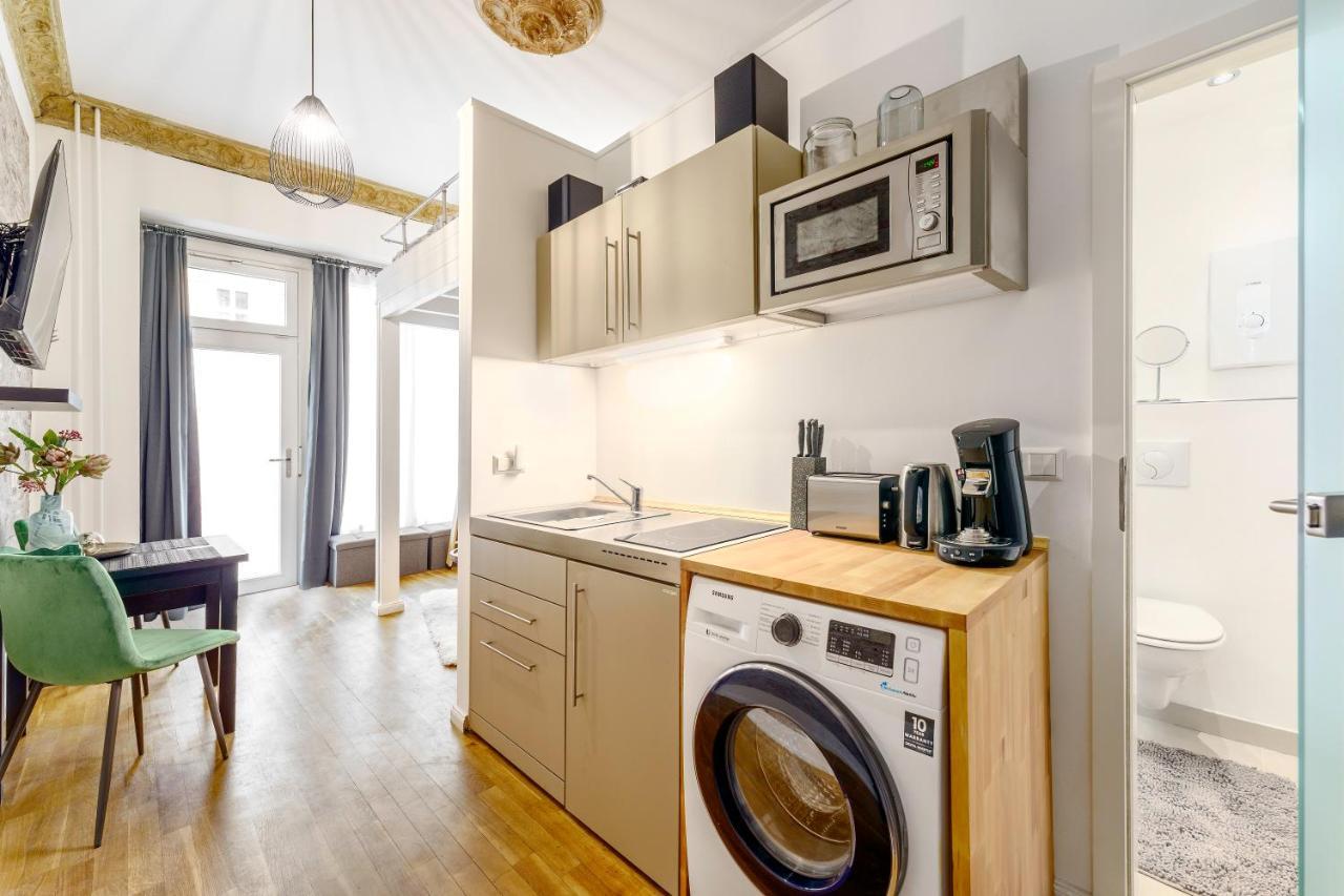The Koburger Vh, Studio For Up To 4 With High Bed Berlim Exterior foto